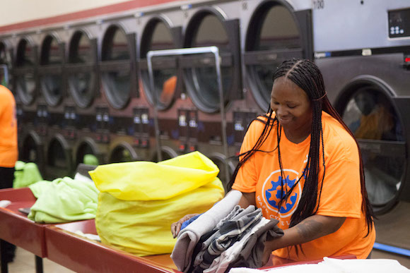 Wash Cycle Laundry puts local people to work