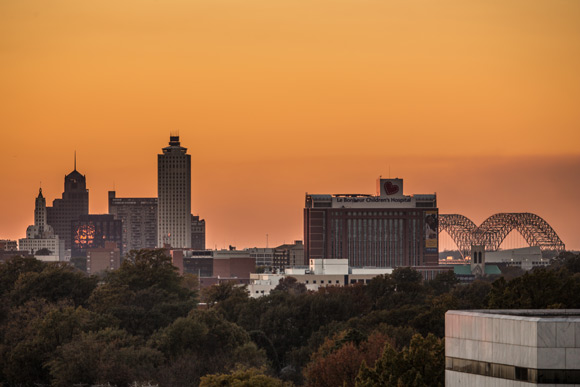 The Memphis skyline