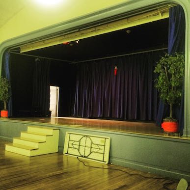 The stage at Kingsessing Recreation Center