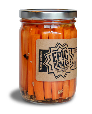 Pickled carrots and fennel from EPIC Pickles