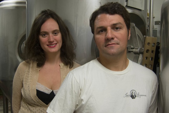 Tim Patton and Christina Burris of Saint Benjamin Brewing Company
